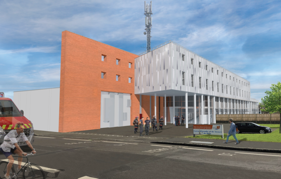 SDIS de Rezé réhabilitation de façades